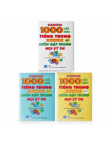 Combo 3 Sách: 1000 Cấu Trúc Tiếng Trung Thông Dụng Nhất Luôn Gặp Trong Mọi Kỳ Thi Tập 1 + Tập 2 + Tập 3 le des métaux précieux