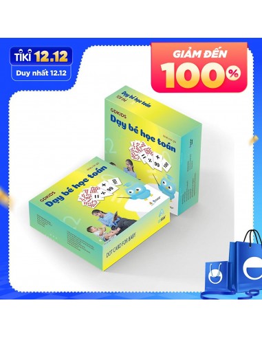 Gdkids - Dạy Trẻ Học Toán Flashcard Glenn Doman (109 Thẻ) la colonne vertébrale