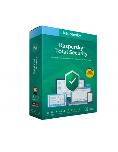 Kaspersky Total Security 2021 - 2 Ans / 5 Appareils - l'évolution des habitudes 