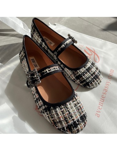 BIBILOU BALLERINAS TWEED Comparez et commandez 