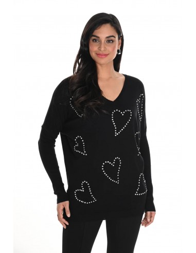 Frank Lyman haut coeur sweater En savoir plus