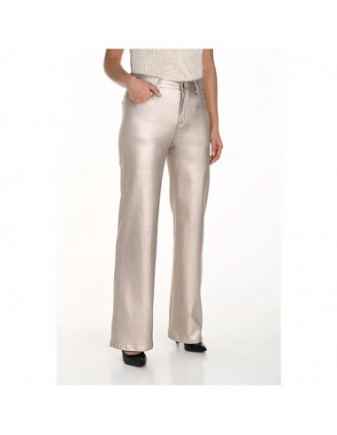 Frank Lyman pantalon metallic gold paiement sécurisé