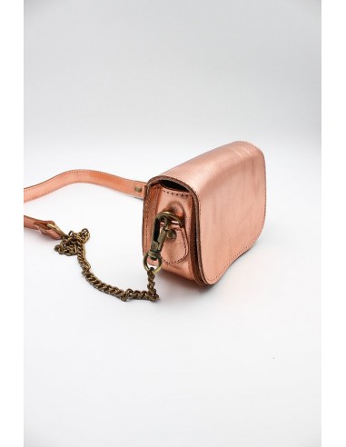 Mini sac rose gold en cuir recyclé - JOE en linge