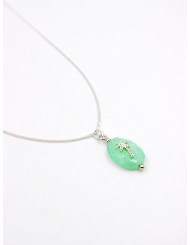 Collier palmier chrysoprase - LOUISE online