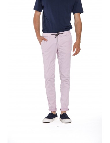 Milano Jogger pantalone chino jogger uomo in cotone e tencel extra slim fit en linge