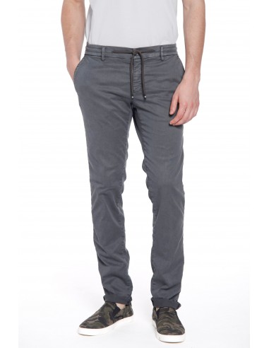 Milano Jogger pantalone chino jogger uomo in cotone e tencel extra slim fit destockage