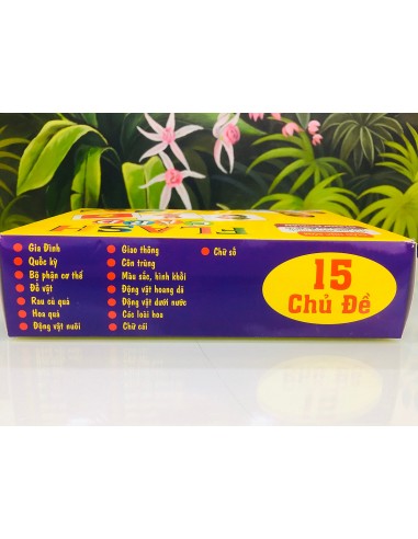 Bộ Thẻ Học Thông Minh Flashcard Song Ngữ Cho Bé hantent personnes